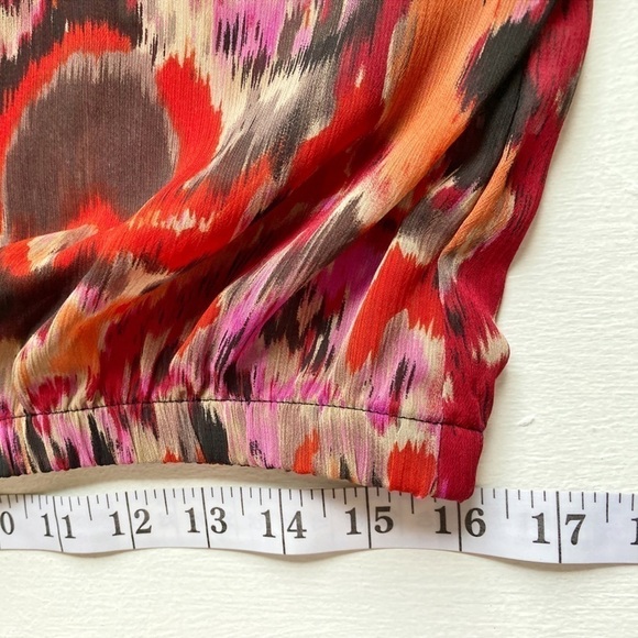 Ivy Jane Sheer Avant Garde Style Print Blouse - Picture 10 of 11